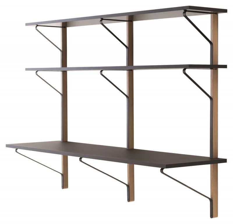 REB 010 Kaari Wall shelf with console Artek